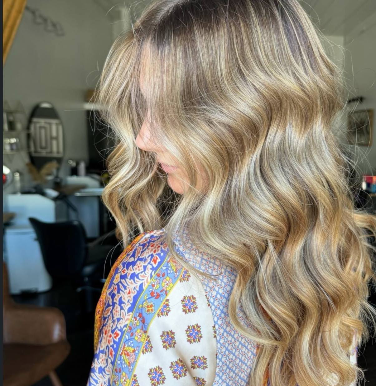 Blonde waves