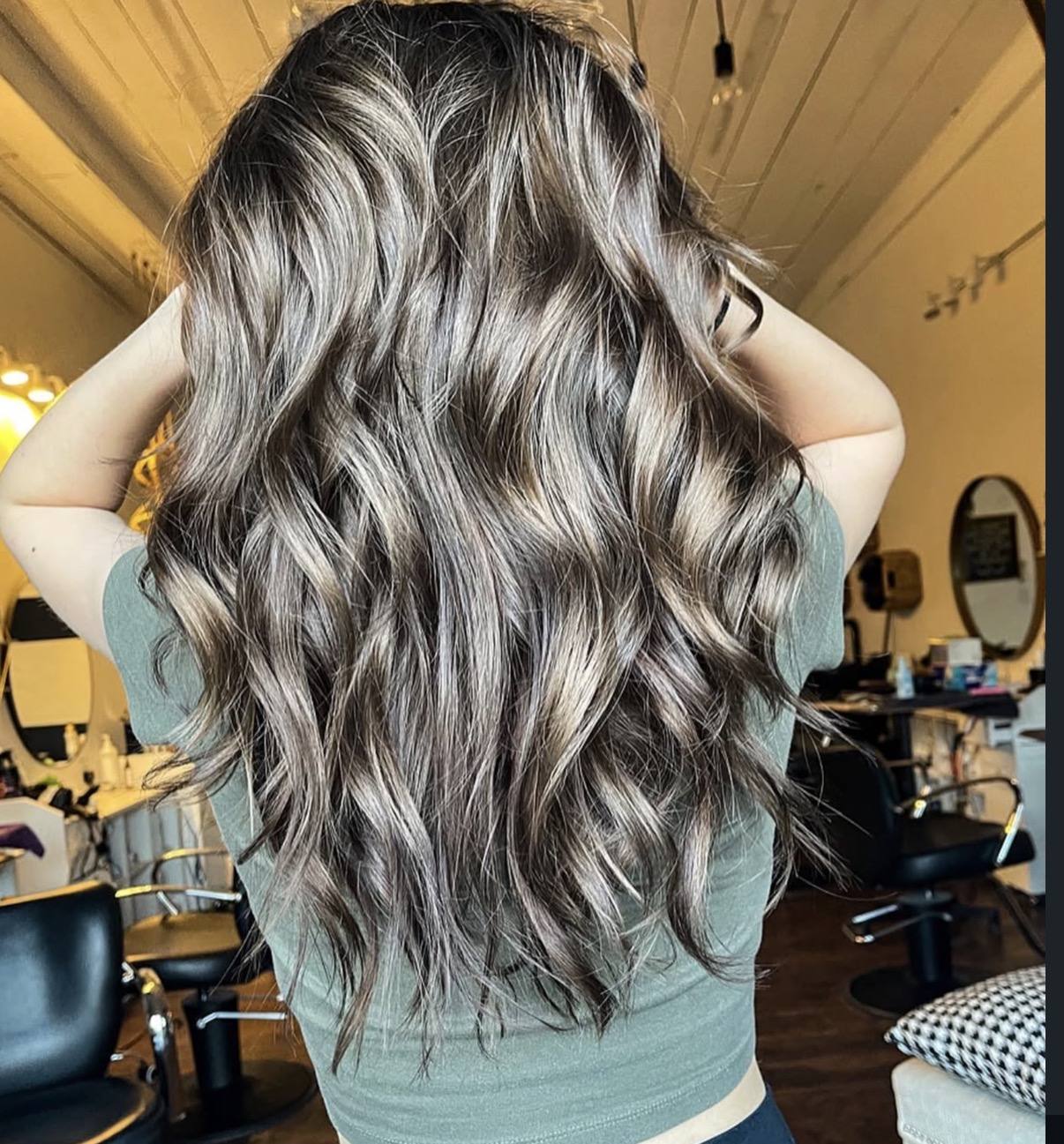 Silver balayage